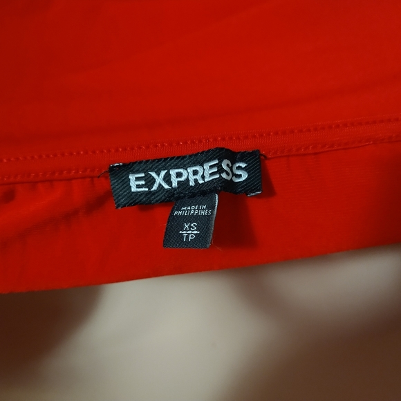 Express Peek-a-boo Blouse with Slit Sleeves - Picture 6 of 7